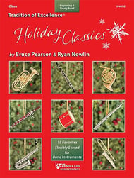 Tradition of Excellence Holiday Classics Oboe band method book cover